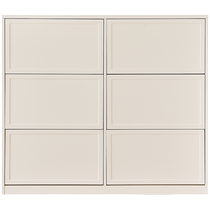 Quanyou Home Cream Style Doorway Ultra-Thin Internet Celebrity Shoe Cabinet Home Tipping Bucket Entrance Integrated Storage Cabinet 129536