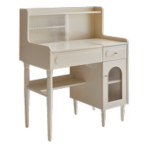 Quanyou Home Cream Style Dressing Table Small Apartment Bedroom 2024 New Light Luxury Dressing Table Mirror 600607