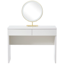 Full Friend Home Modern Minimalist Dresser bedroom Home Round Makeup Mirror Small Family of Dresser Dresstool 129572