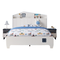 Quanyou Home Bedroom 1 2m Boy Child Childrens Bed 1m 5 Teenager Cartoon Storage Single Bed 121377