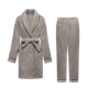 Женская серая сотовая халата+брюки
