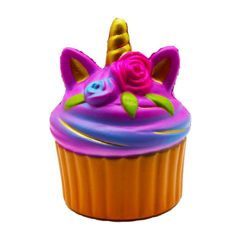 Soft squishy unicorn slow rebound decompression simulation cake ice cream pinch pinch music vent ball children's toys