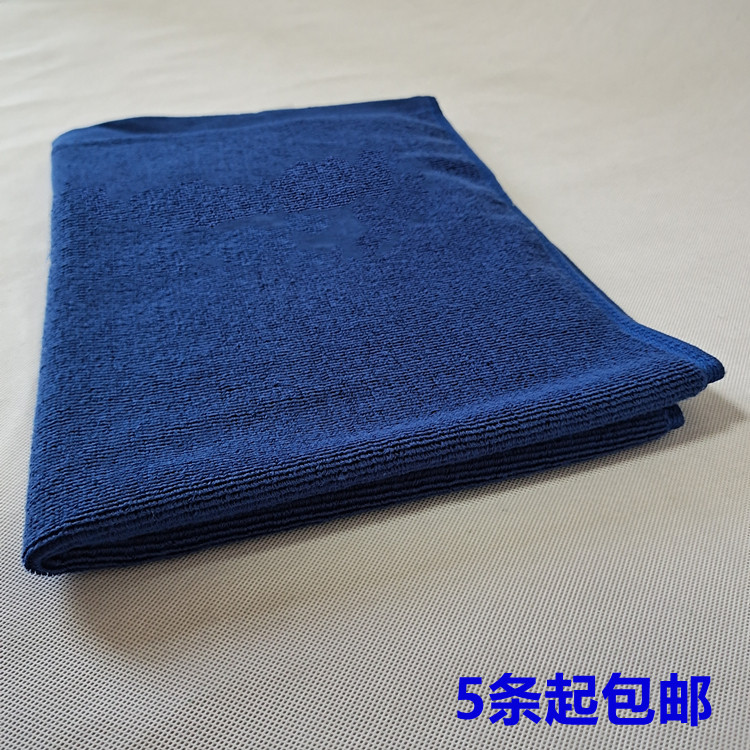 Four seasons universal blue pillow towel thickened pillow towel school dormitory people polyester cotton pillow towel