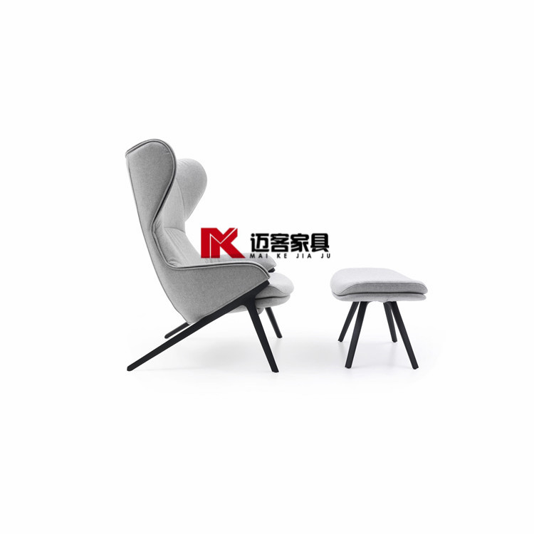 Phong cách tối giản Bắc Âu Ghế đơn thiết kế nội thất sáng tạo hiện đại tối giản hình FRP tùy chỉnh ghế Grizzly ghế sofa giường thông minh