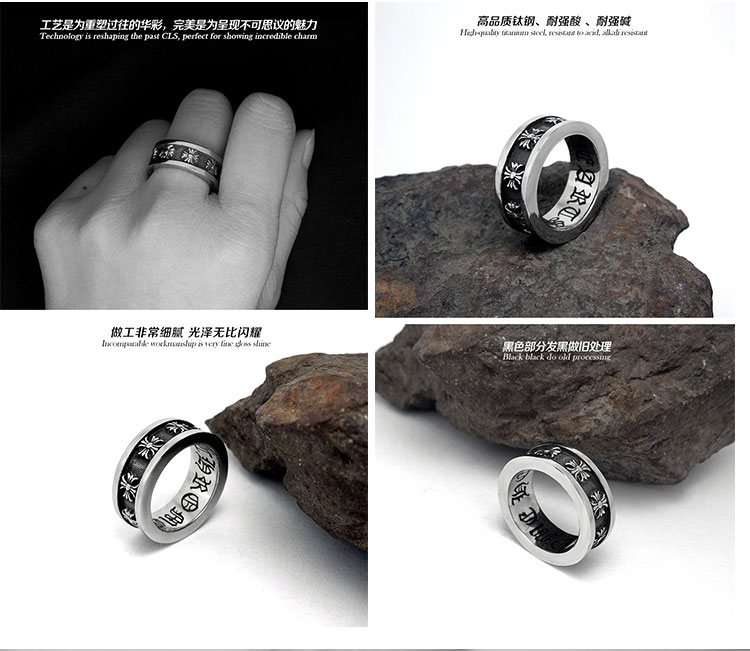 Bague homme en Acier au titane - Ref 3088764 Image 8