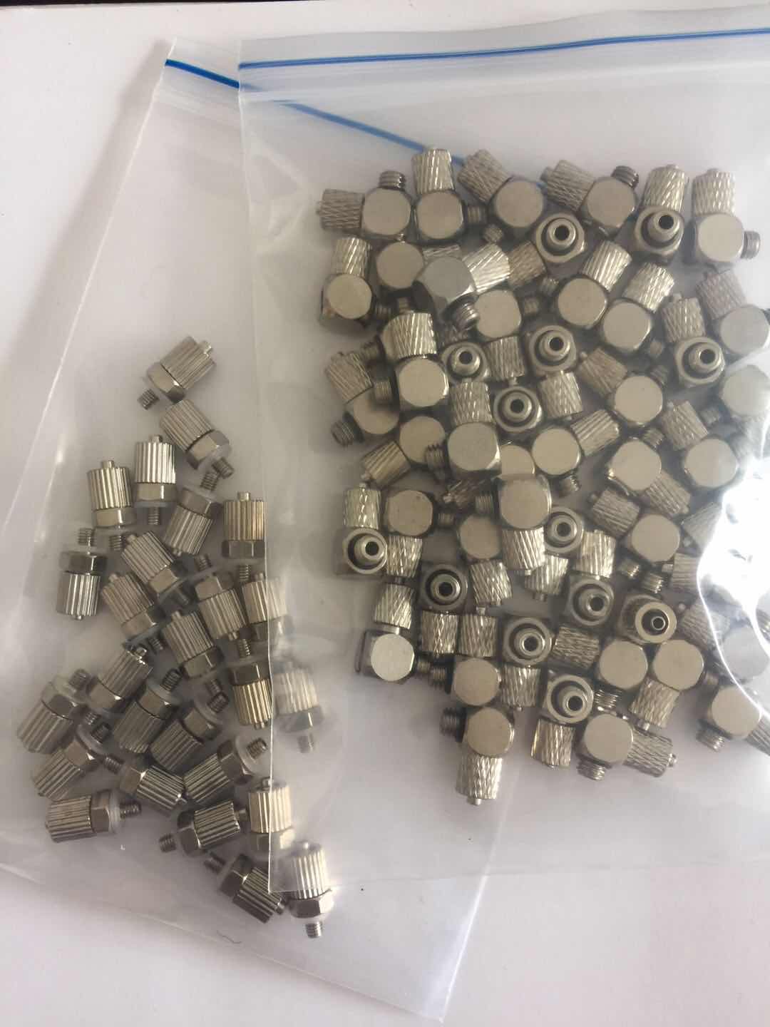 Micro tube fast screwing joint M-PC-PL-3-4-6-M3-M4-M5-M6 HL straight through bending