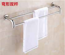 The towel rack adhesive hook towel rack the hanging towel rack the bathroom wall-mounted layer of the bathroom.