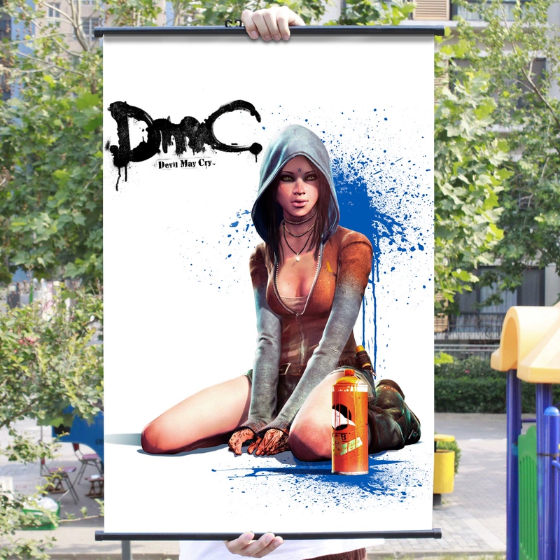 [Flange] DMC Devil có thể khóc xung quanh Poster Tranh vải Dante Virgil Trò chơi trang trí ngoại vi Poster - Game Nhân vật liên quan