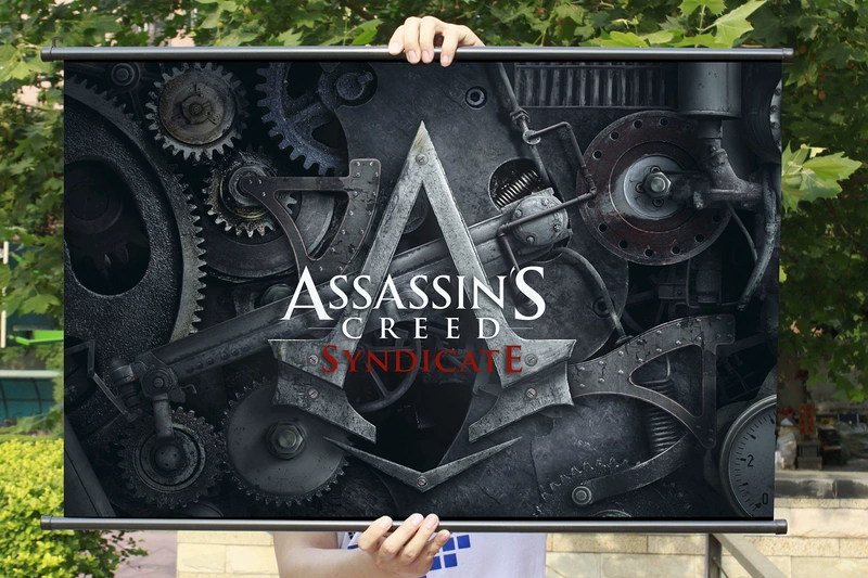 [Flange] Assassin Creed, Yuxiong, bộ sưu tập trò chơi Cindyga, treo tranh, áp phích trang trí trò chơi vải - Game Nhân vật liên quan