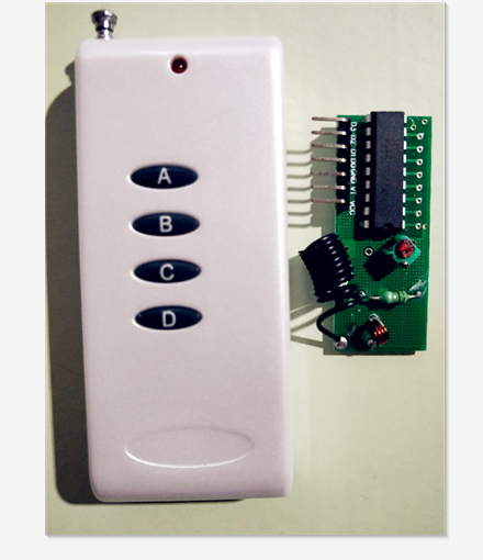 315M wireless remote control with decoding wireless receiving module SC2272-M4 with 1000 meter remote control