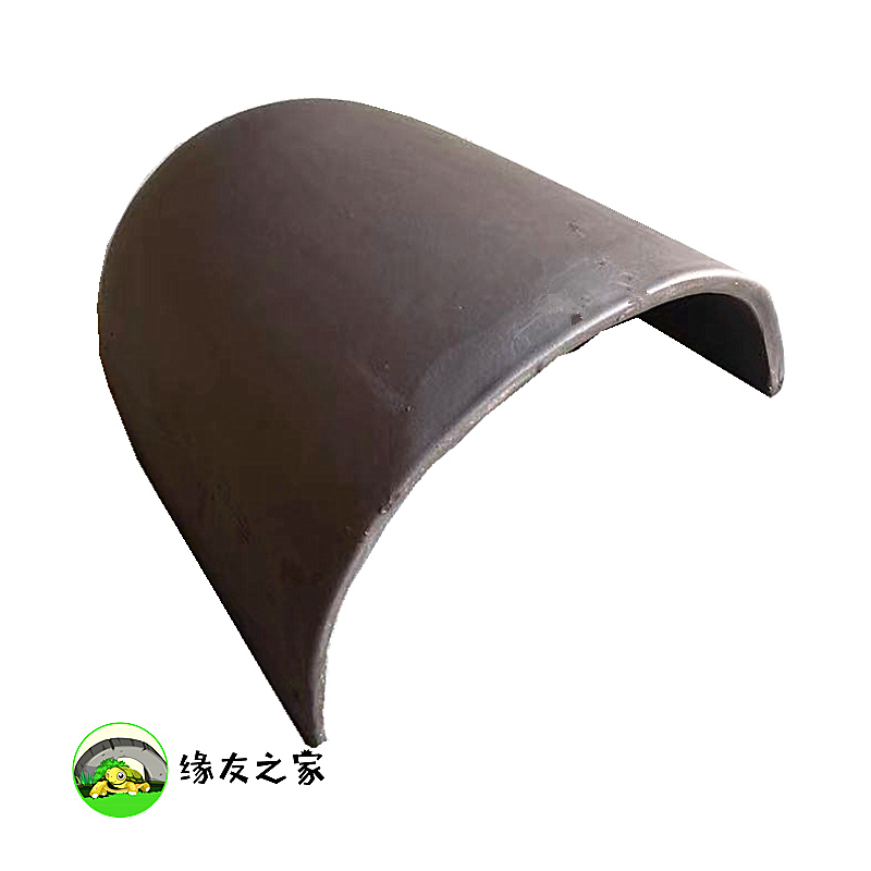 Yellow edge closed shell turtle shelter from half-water turtle ecological environment made of scenery An edge Edge Grass Turtle Cave Yellow Turtle Nest