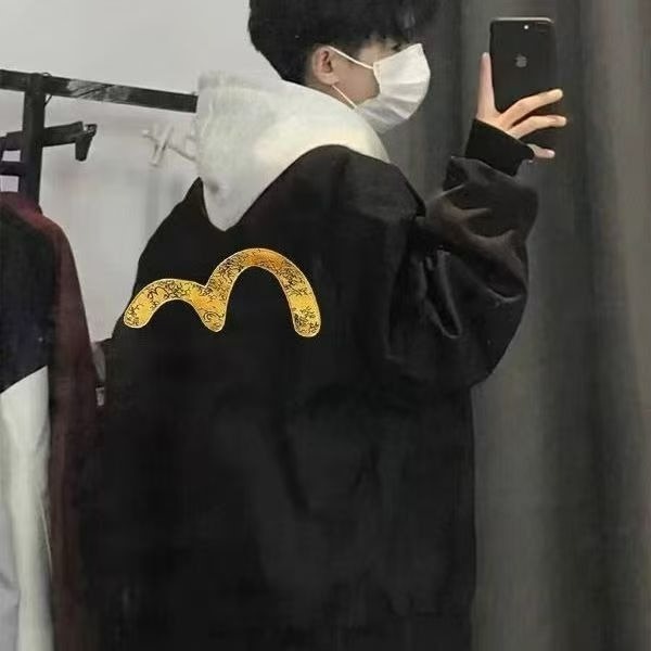 Double-Layer Jacket, Thin, Unisex Style, English Print, Spring and Autumn Waterproof Baseball Jacket, High-End, Versatile and Fashionable Jacket