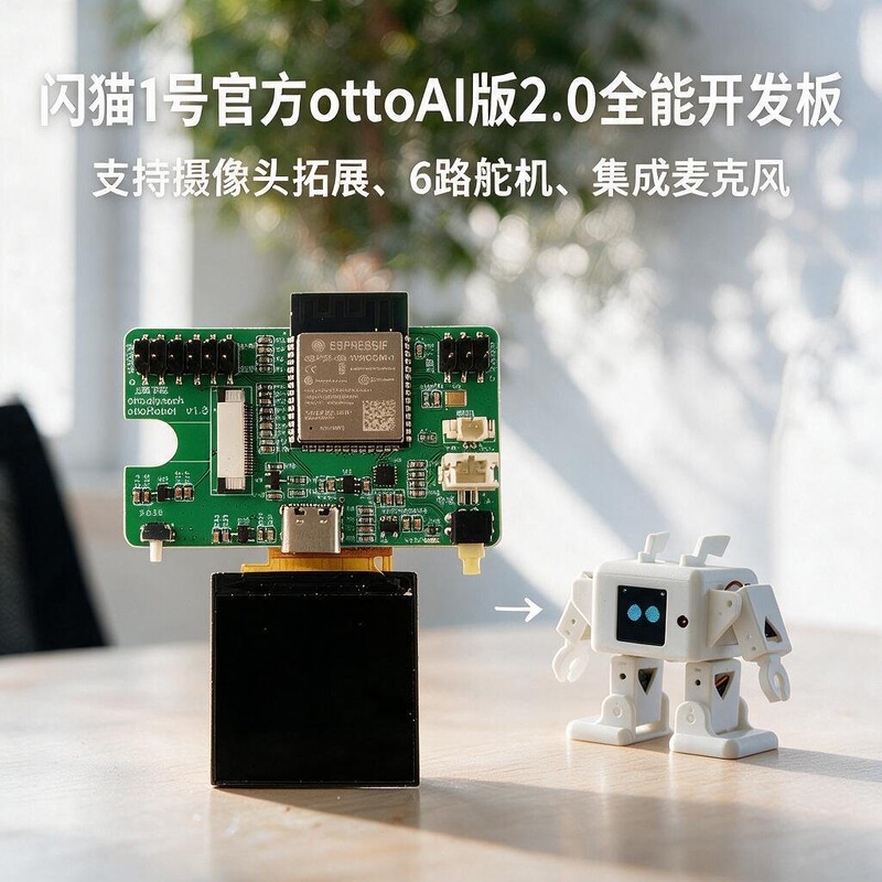 Flashcat Technology Official Ottorobotai Desktop Robot Chat DIY Kit Geek Development Development Board