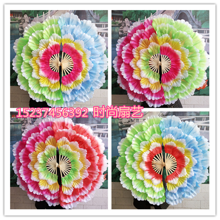 New Direct Selling Peony Flower Fan New Dance Fan New Dance Fan Dance Fan