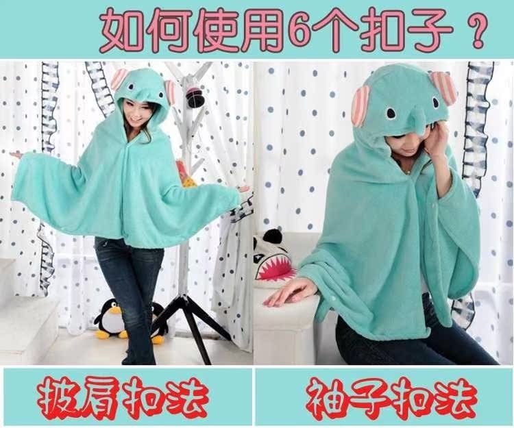 Người đàn ông vô gia cư ma người đàn ông lười biếng áo choàng choàng khăn choàng ngủ nap giải trí điều hòa không khí chăn flannel - Ném / Chăn chăn lông cừu crown