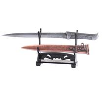 DUNE Dunes Périmètre Cristal Tooth Dagger Bouton clé Modèle Sayworm Armoiries Swing Piece Bouton Clé Petit Pendentif Knife Sheath