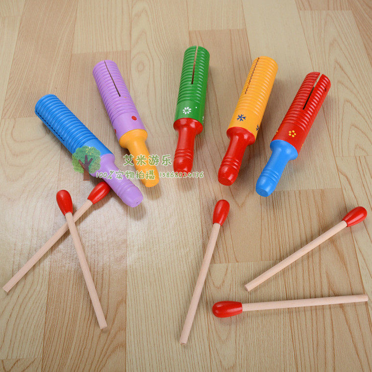 Fine musical instruments early education color plus ditch single sound tube early education children dance Orff percussion instrument music teaching aids