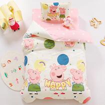 Category A three-piece quilt set six-piece set pure cotton pure cotton quilt cover nap summer childrens kindergarten quilt