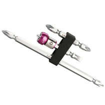 (Cisers Buy One) strong magnetic Double Cross Wind Batch Head Electric screwdriver Magnetic lengthened Superhard Electric Drill Driver