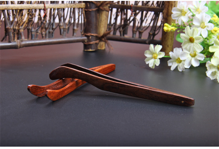 Trà tre clip trà clip lễ trà phụ kiện tre gỗ tea cup clip bộ trà scorpion cánh gà gỗ ebony rosewood