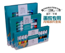 British Windsor Newton 12 18 24 color acrylic pigment box hand painted wall painting DIY painting waterproof paint