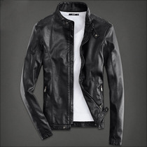 Mens coat spring 2021 new leather jacket mens casual autumn winter youth clothes Korean slim trend