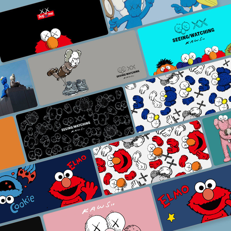 Ultra big number game Mouse Pad Thickened Tide Card Sesame Street Keyboard Mat desk cushion Internet café Arena Mat customized
