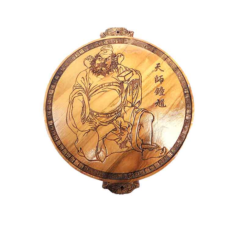 Peach wood bell K'uei pendant Ghostbuster pictures like a town residence with a door god door deity and decorate the entrance of the living room in the entrance of the living room of the living room