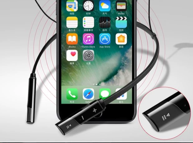 Không dây Bluetooth thao tai nghe MP3 tai nghe MP3 chạy vào đôi tai-tai điện thoại Huawei OPPO của Apple Universal Music tai nghe tích hợp nhẹ cân - Phụ kiện MP3 / MP4 	kẹp treo tai nghe	