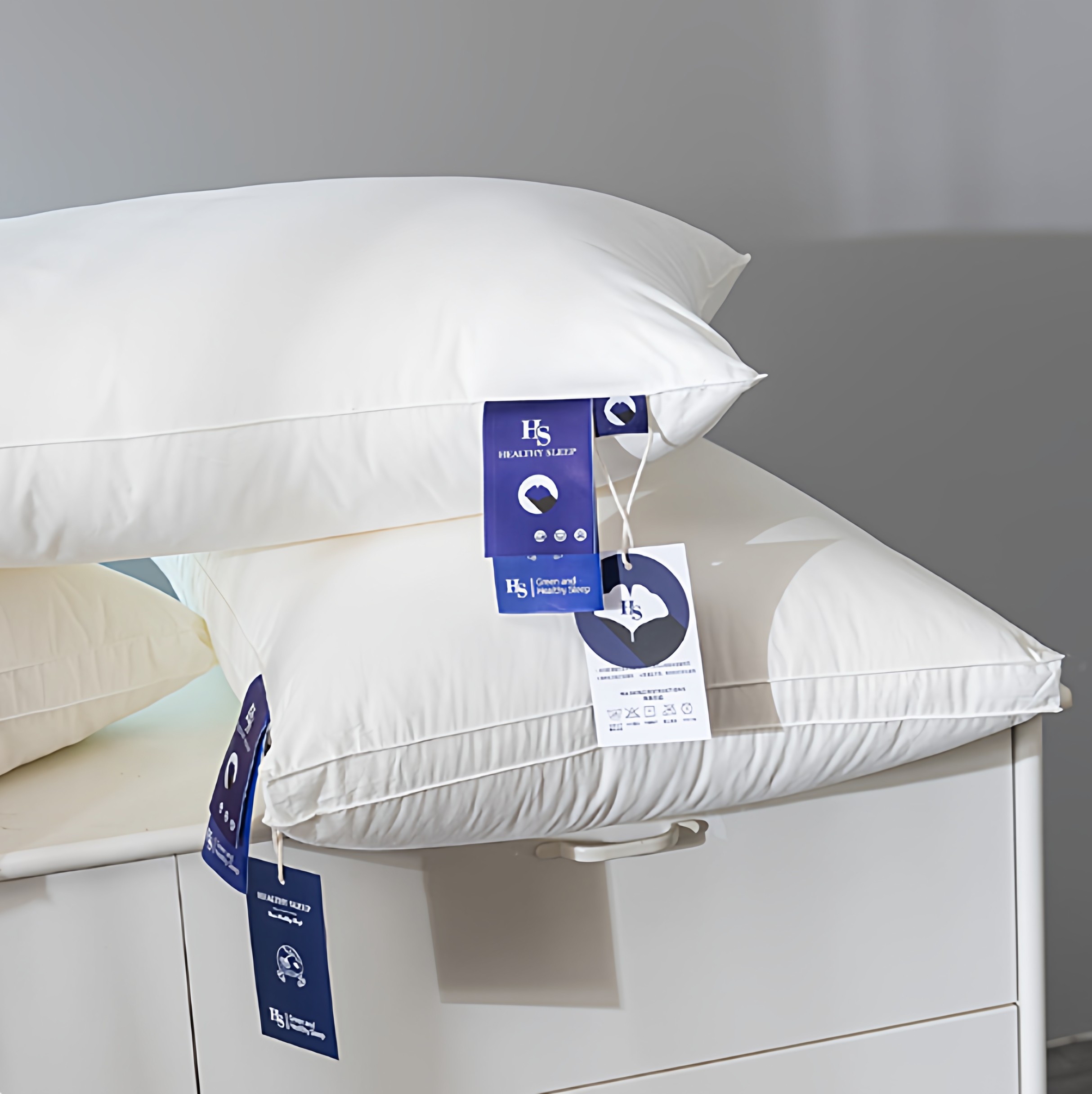 Nude Cotton Deep Sleep Slow Rebound Five-Star Hotel Pillow Core, Soft and Fluffy Pillow, Cervical Spine Protection, Home Use for Adults to Aid Sleep