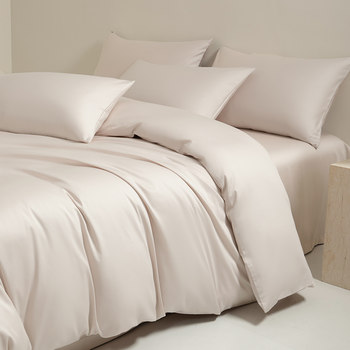 Natural Sleep Cotton Bedding Four-Piece Set New Model All-Season High-Density Pure Cotton Bed Sheet Pillowcase Duvet Cover