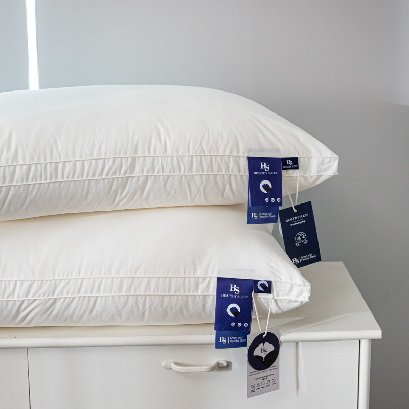 Nude Cotton Deep Sleep Slow Rebound Five-Star Hotel Pillow Core, Soft and Fluffy Pillow, Cervical Spine Protection, Home Use for Adults to Aid Sleep