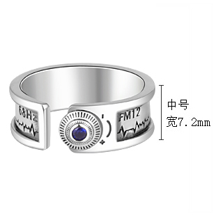 Bague mixte en Argenterie - Ref 3089131 Image 8