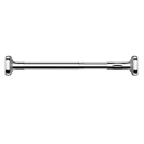 Telescopic rod clothes drying rod punch-free curtain wardrobe support rod bathroom nail-free support frame retractable hanging shower curtain rod