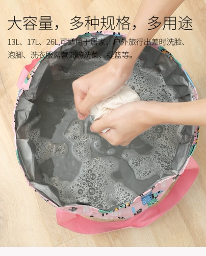 Складная сумка для ног может сложить ковшом портативный водный бассейн