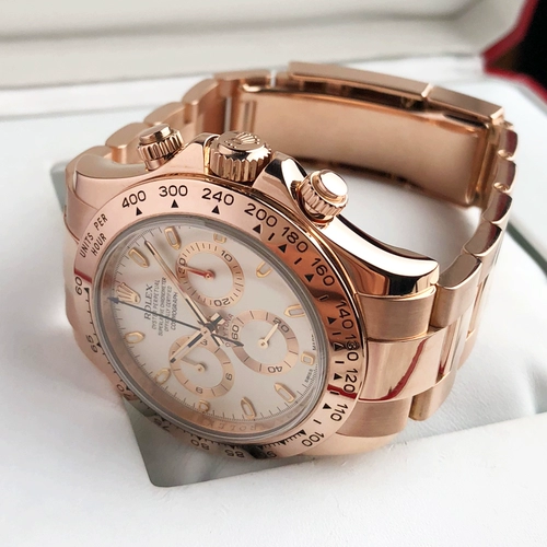 Spot Second-Hand Rolex Datonga Series Rose Gold Automatic Mechanical Men's Watch 116505-National Inspection Подлинный