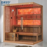 Мона Лиза, ванная комната, домашний импортный канадский кедр, сауна из цельного дерева, сухая парилка, паровая коробка из закаленного стекла