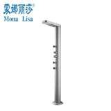 Мона Лиза домашний роскошный открытый бассейн душевая колонна постоянная температура большой душ из алюминиевого сплава душевой набор