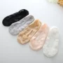 5 cặp của mùa hè vô hình ren vớ thuyền nữ vớ phần mỏng không trượt silicone đáy cotton nông miệng vô hình vớ ren vớ tất nữ Hàn Quốc bền đẹp