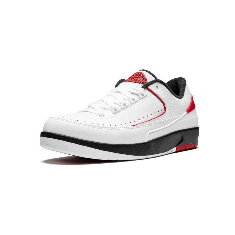 Air Jordan 2 Low aj2 Giày nam Chicago Bulls Trắng Đen Đỏ Giày bóng rổ 832819 101 - Giày bóng rổ giày thể thao nam giá rẻ