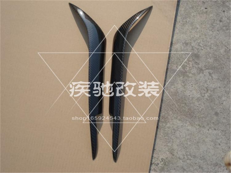 Volkswagen Magotan B6 R36 carbon fiber lamp eyebrows carbon fiber angry eyebrows old Magotan carbon fiber headlight eyebrow stickers
