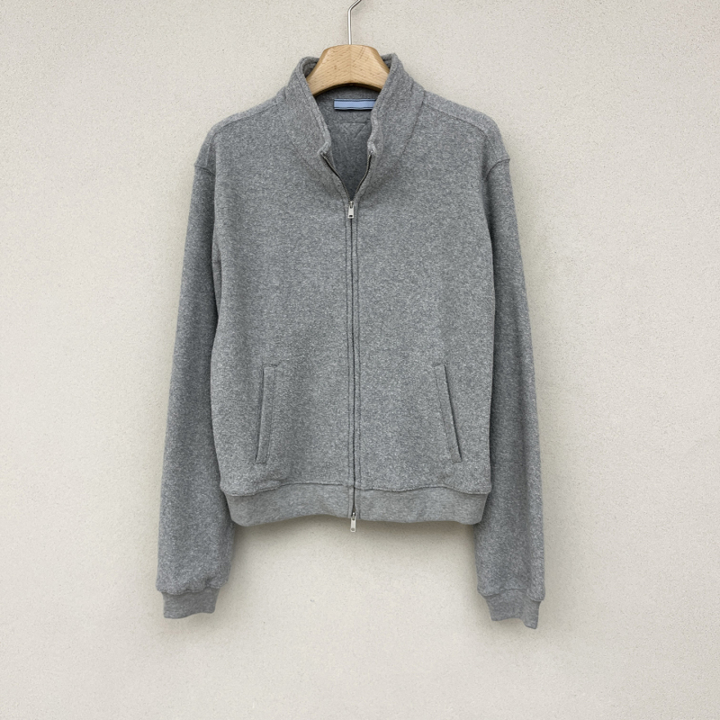 Simple Sports Style Stand-Up Collar Zipper Sweatshirt for Women, New Winter Loose Fit Versatile Towel Fabric with Thin Fleece Short Jacket