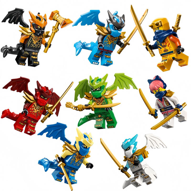 Ninjago 2026 New Product Shenlong Form Full Set Kai Jazan Kuo Lloyd Nya Ninja Suit Doll Building Blocks Ninjago 2026 New Product Shenlong Form Full Set Kai Jazan Kuo Lloyd Nya Ninja Suit Doll Building Blocks