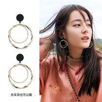South Korea East Gate design sense earrings Net red temperament big circle earrings earrings earrings earrings earrings earrings earrings earrings earrings