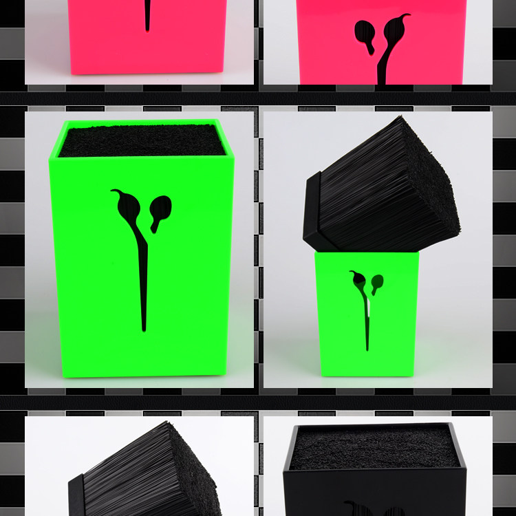 Аксессуары для волос 理发剪刀插座理发师剪刀盒子插座美发沙龙剪刀梳子插座剪刀架子防滑剪刀座 Moneycom