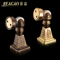 Pure copper door suction strong magnetic European room door floor suction anti-collision American door touch home bedroom floor suction door suction wall suction