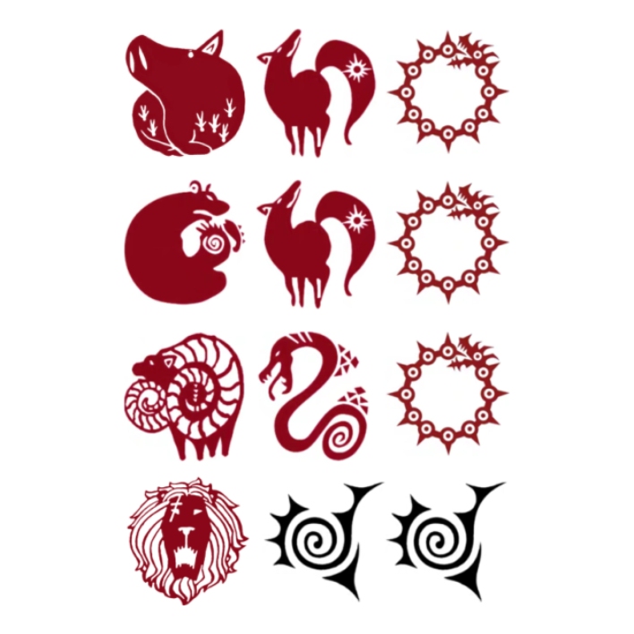 The Seven Deadly Sins Seven Original Sins Meliodas Captain Demon Clan Tattoo Anime Diane Gold Cosplay Tattoo Sticker Arm Photo The Seven Deadly Sins Seven Original Sins Meliodas Captain Demon Clan Tattoo Anime Diane Gold Cosplay Tattoo Sticker Arm Photo