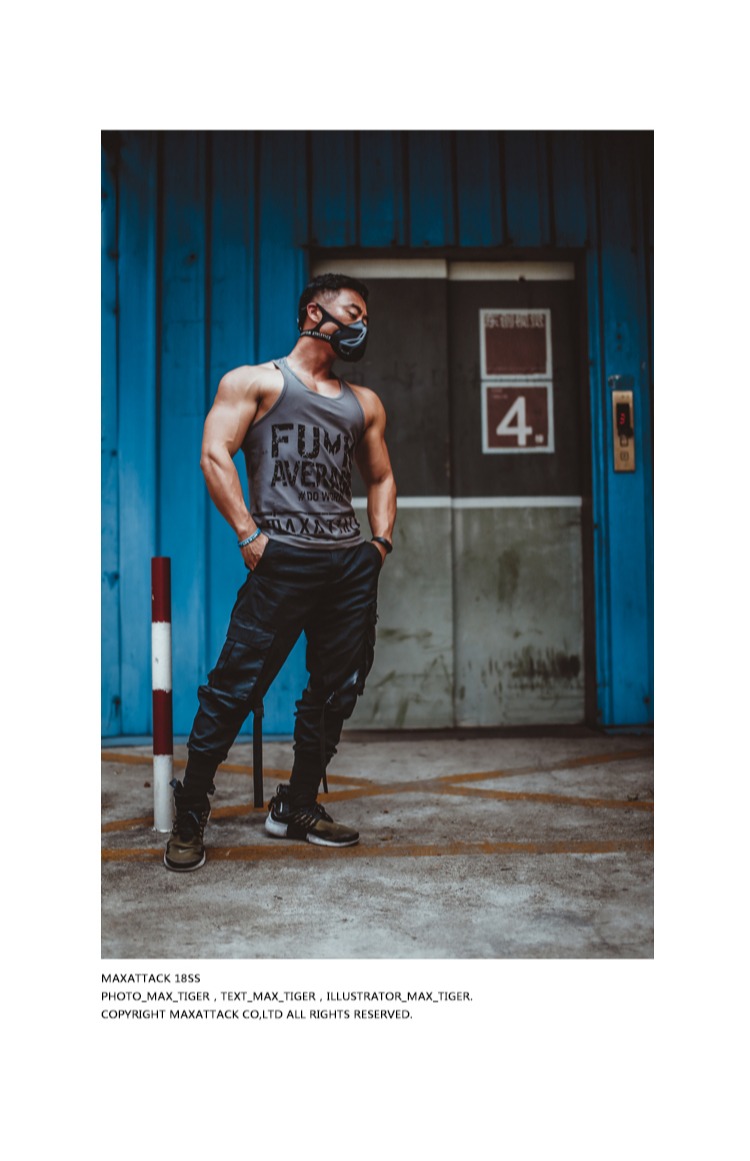 MAXATTACK thể thao và giải trí trong phòng tập thể dục quần yếm chức năng chiến thuật của nam giới streamer chân quần lính nhảy dù - Quần thể thao quần áo tập gym nam