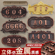 0 to 9 digital stickers meeting sub-formulation table Internet cafe number fitting room available locker number word engraving