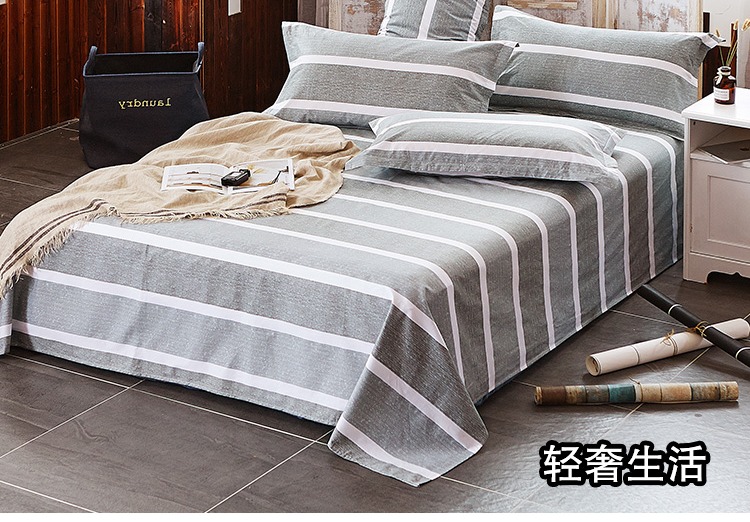 100% cotton đơn mảnh Ba mảnh mùa thu và mùa đông Phụ nữ dày bông chăn đơn đôi 1,5 / 1,8m2 mét giường ga trải nệm